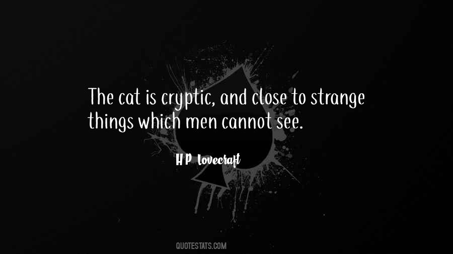 Quotes About Cryptic #307052