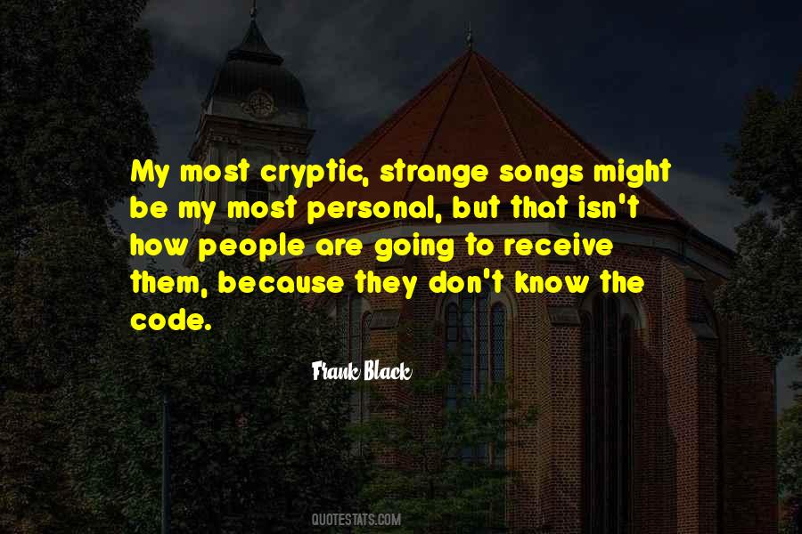 Quotes About Cryptic #385635