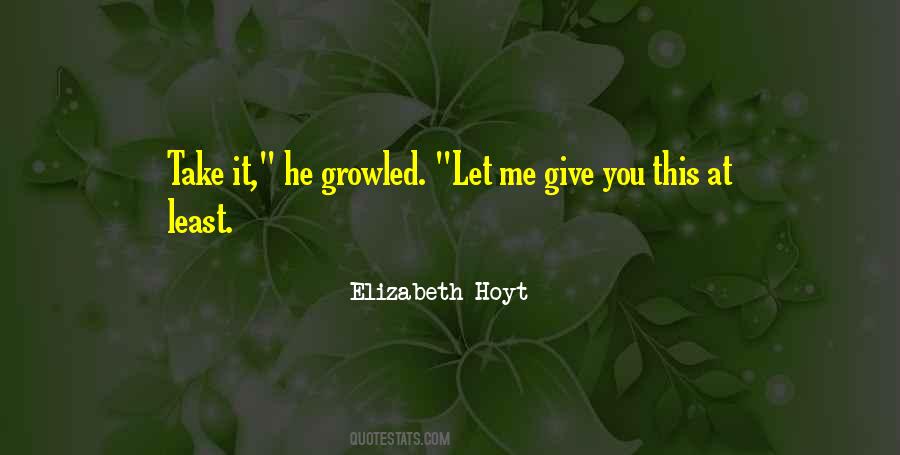 Elixabeth Hoyt Quotes #1661421