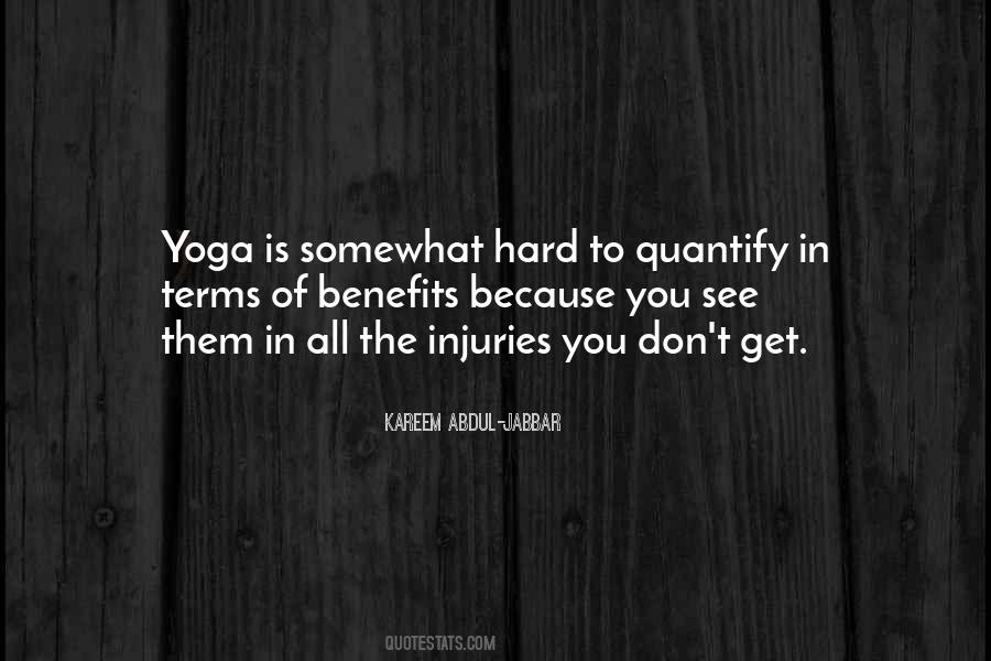 Quotes About Benefits Of Yoga #1121053