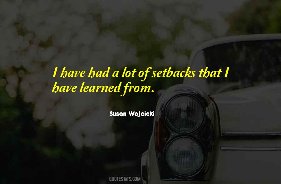 Quotes About Setbacks #691992