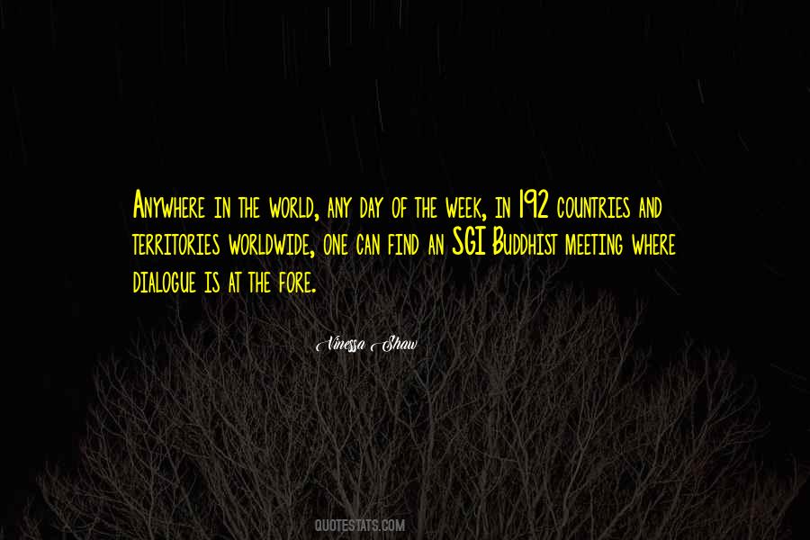 Day Of The Week Quotes #1730944