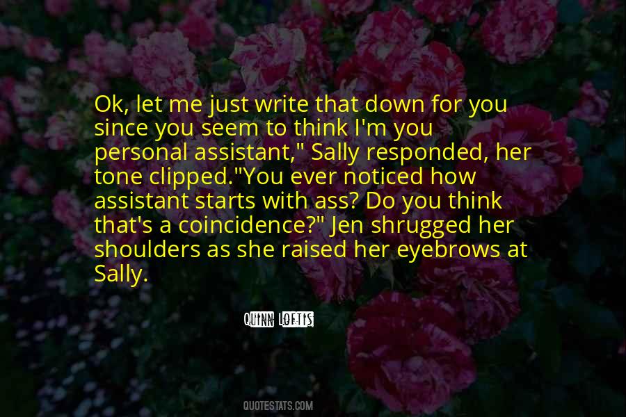 Quotes About Sally #1508532