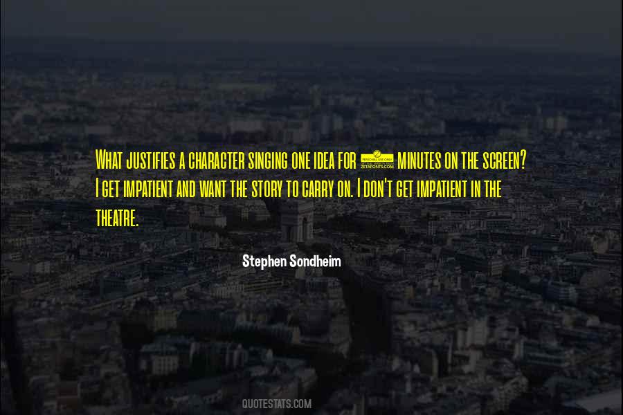 Character Theatre Quotes #1452660