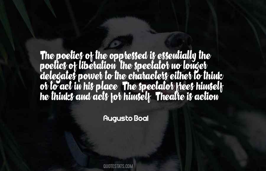 Character Theatre Quotes #218981