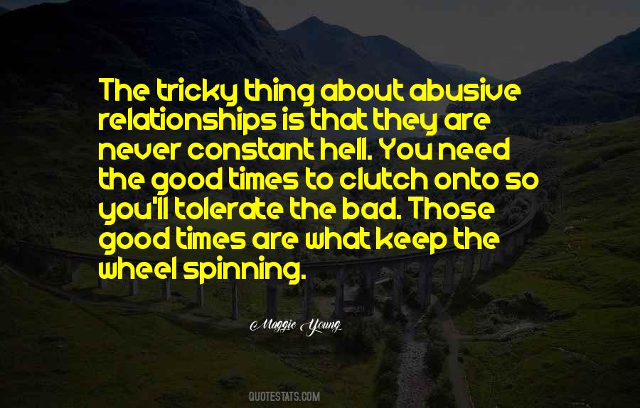 Quotes About Abusive Relationships #1022098