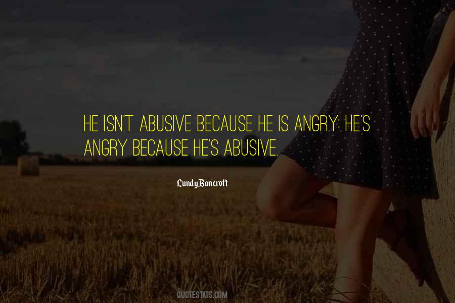 Quotes About Abusive Relationships #1188828