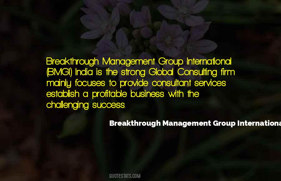 Quotes About Strong Management #1096145