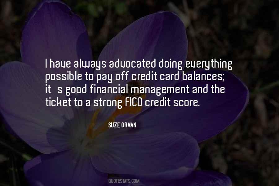 Quotes About Strong Management #1217718