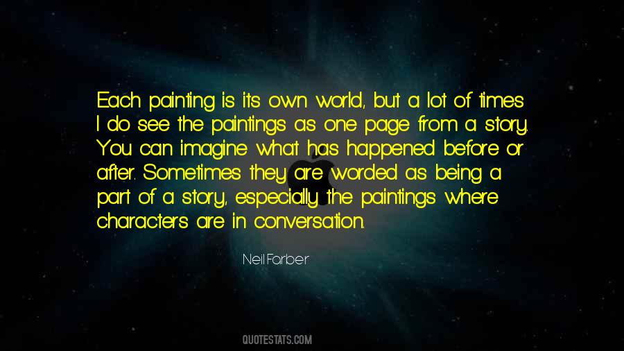 Quotes About Painting The World #1219069