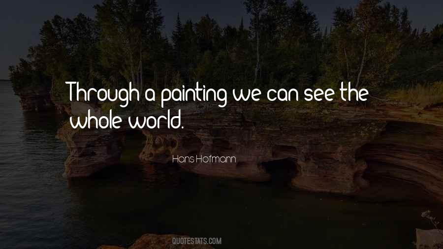 Quotes About Painting The World #60382
