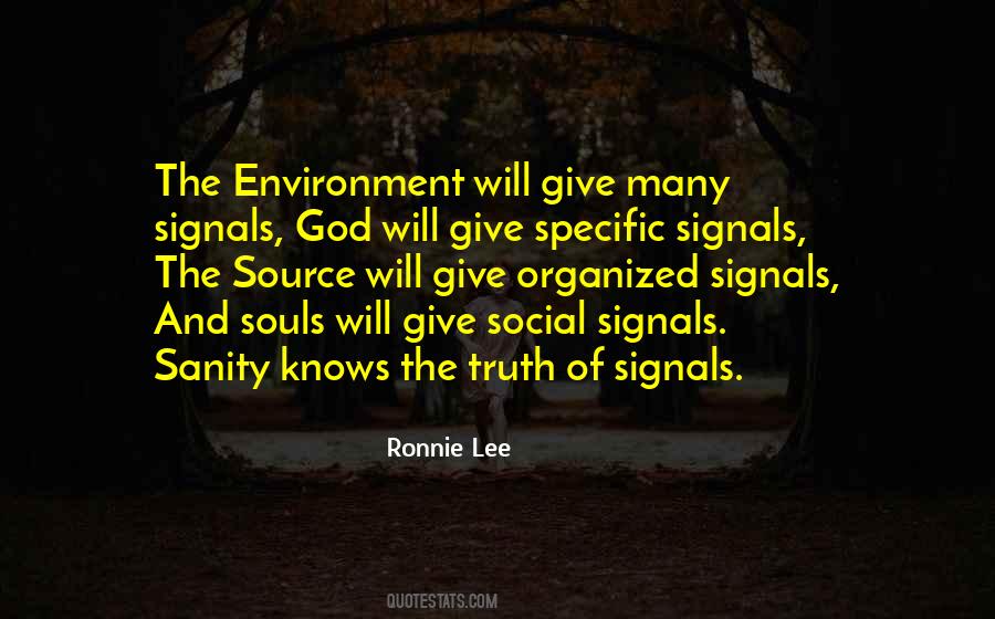 Quotes About Signals #1016580