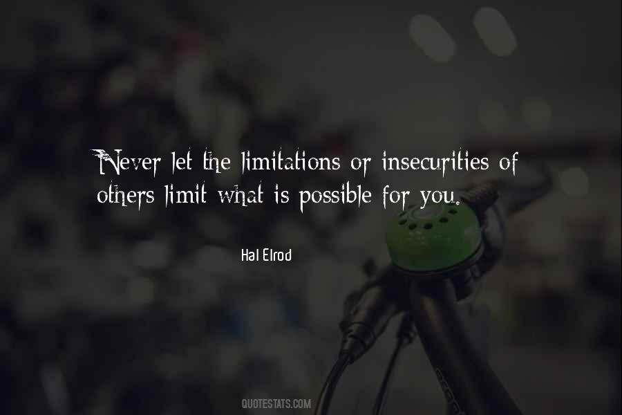 Quotes About Limiting Others #176782