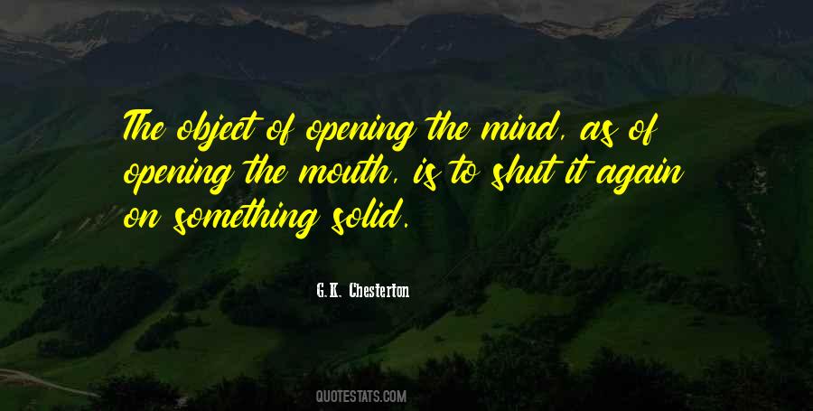 Quotes About Opening The Mind #214614