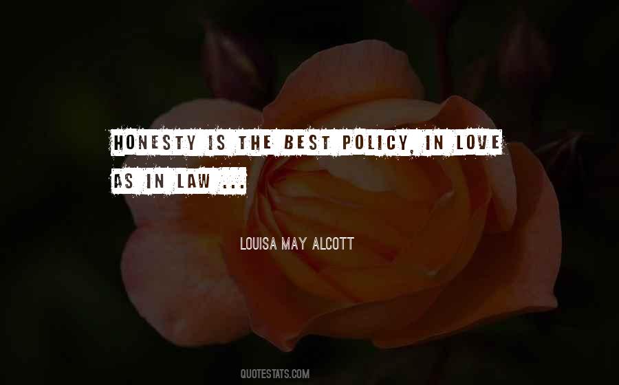 Quotes About Honesty Is The Best Policy #160703