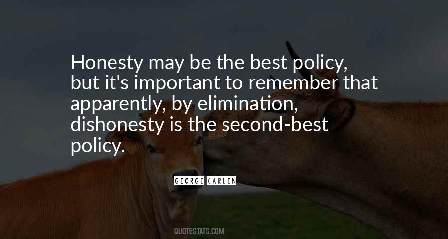 Quotes About Honesty Is The Best Policy #231099