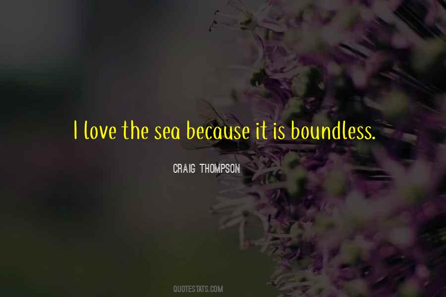 Quotes About Love The Sea #1148970