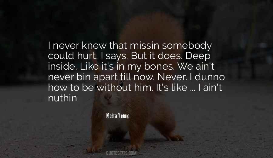 Quotes About Being Hurt On The Inside #285546