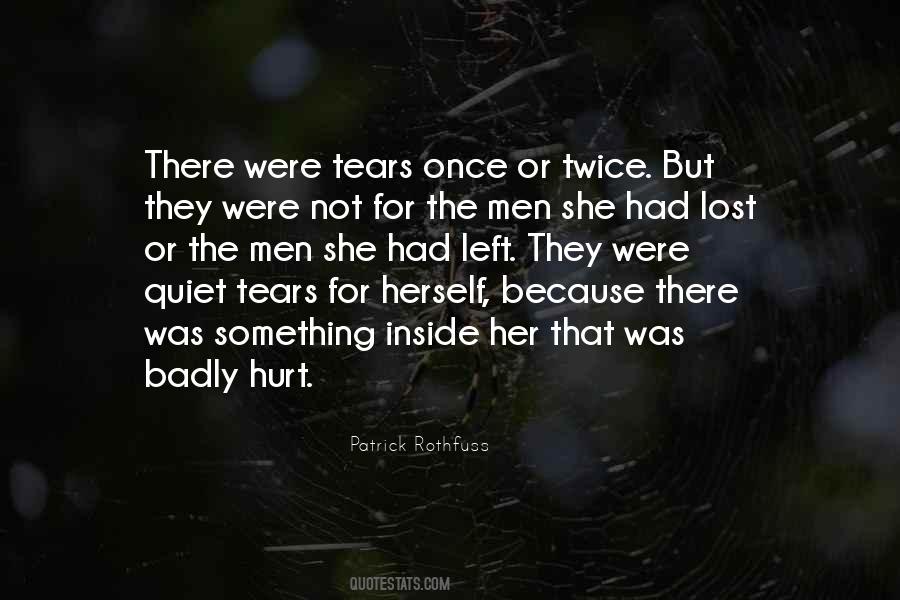 Quotes About Being Hurt On The Inside #506472