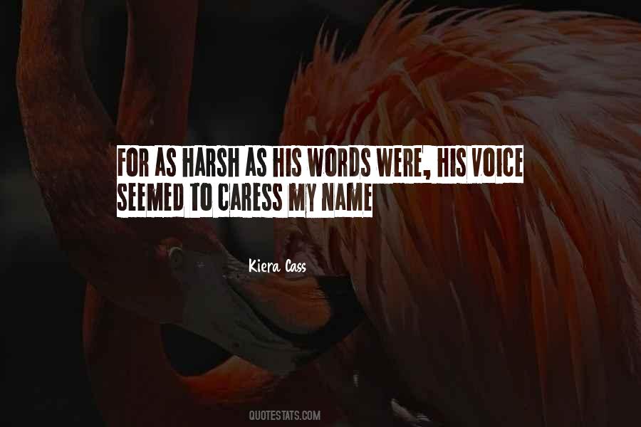 Quotes About Harsh Words #946055