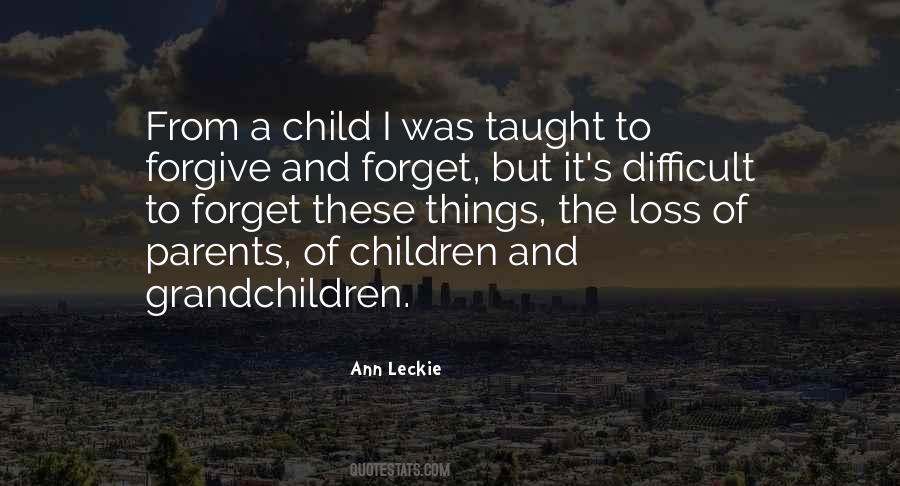 Quotes About Loss Parents #982893