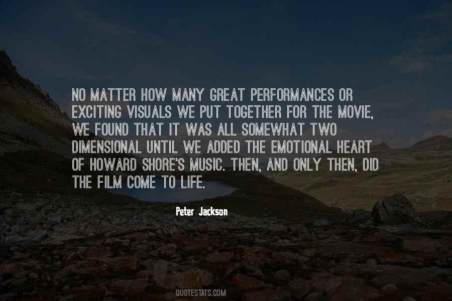 Quotes About Great Performances #1161464