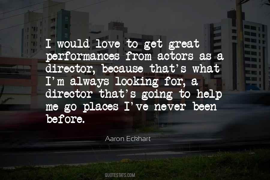 Quotes About Great Performances #451348