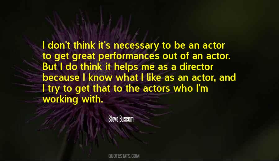 Quotes About Great Performances #763093