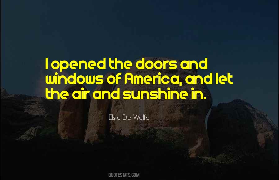 Quotes About Opened Doors #215158