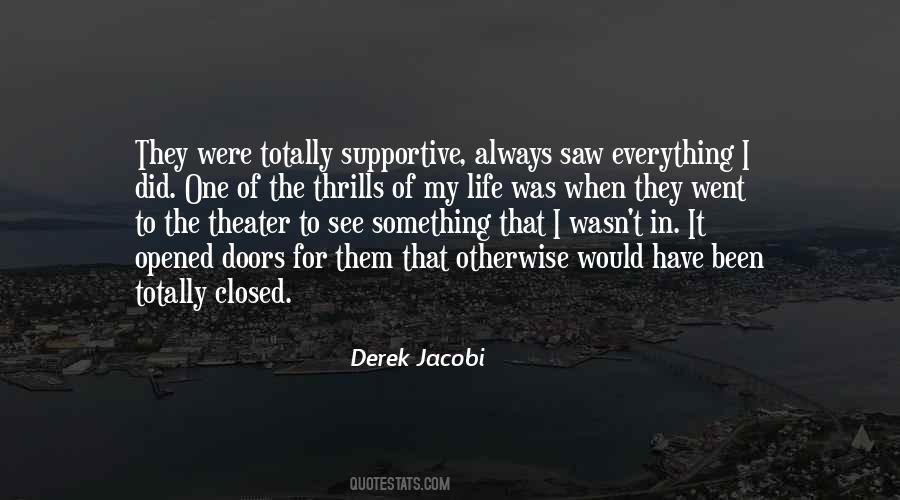 Quotes About Opened Doors #997647