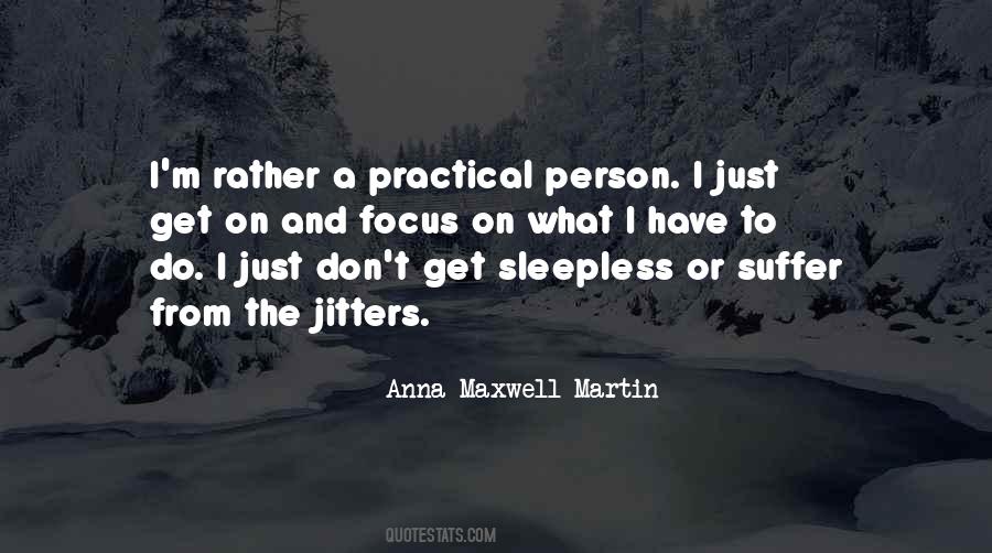Quotes About Jitters #1091268