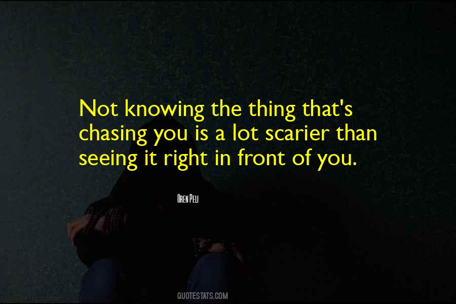 Quotes About Seeing What Is Right In Front Of You #1371385