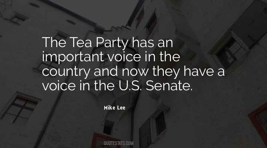 Quotes About A Tea Party #1384985