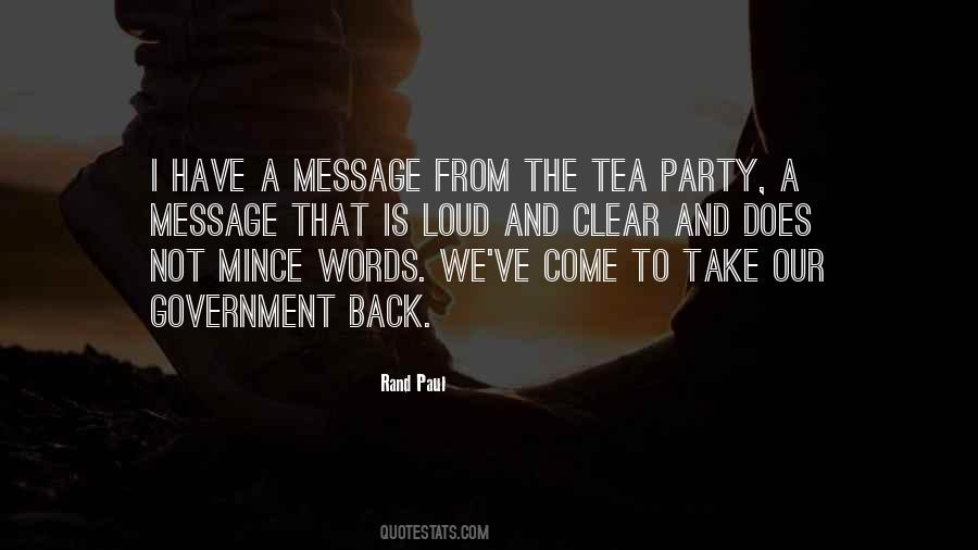 Quotes About A Tea Party #680413