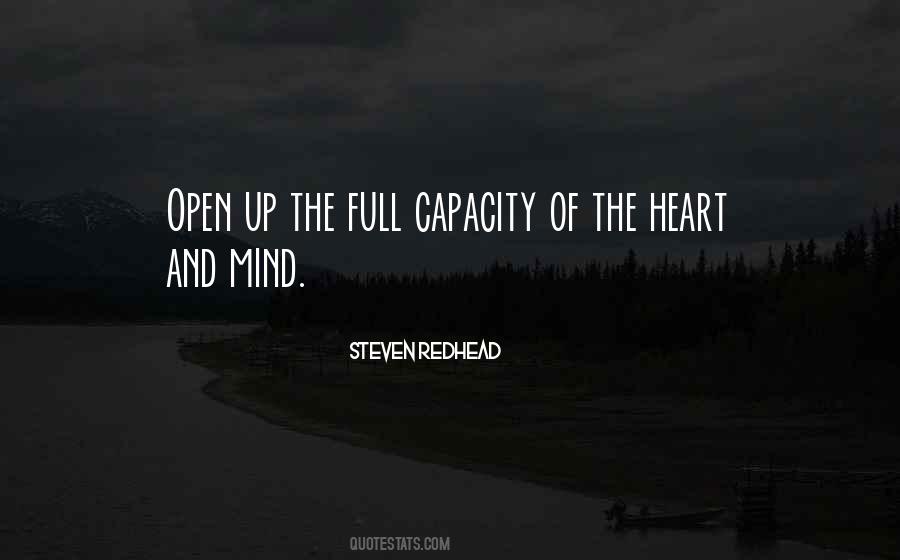 Quotes About Open Mind Open Heart #665237