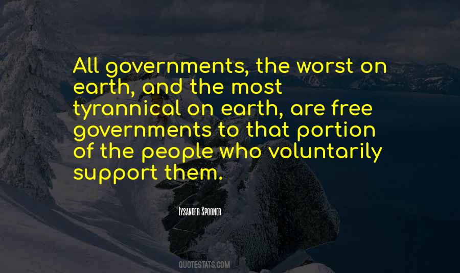 Quotes About Tyrannical Governments #1097542