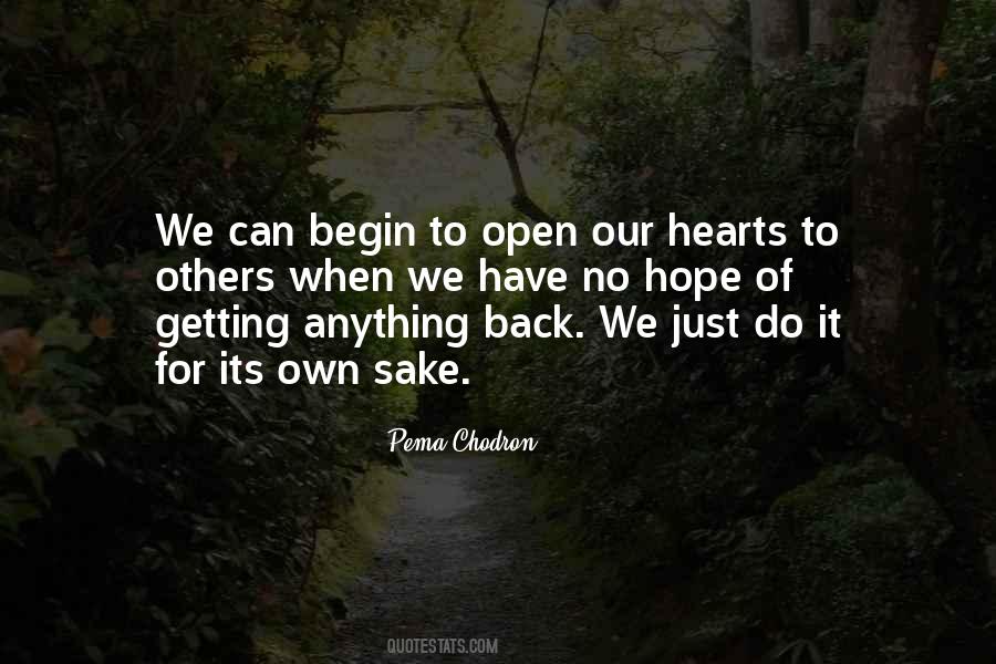 Quotes About Open Hearts #442224