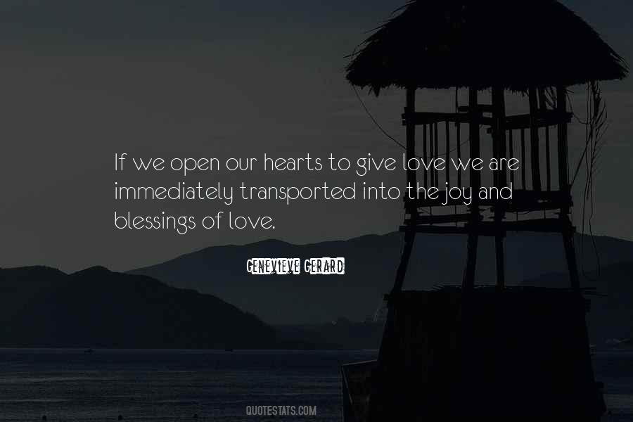 Quotes About Open Hearts #691518