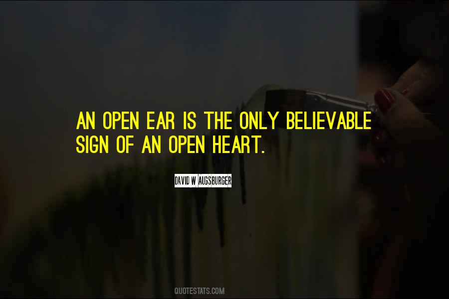 Quotes About Open Heart #1024468