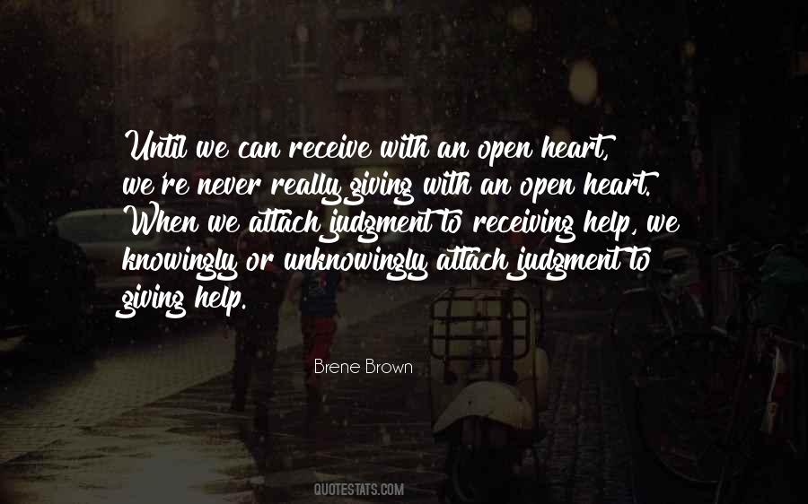 Quotes About Open Heart #915483