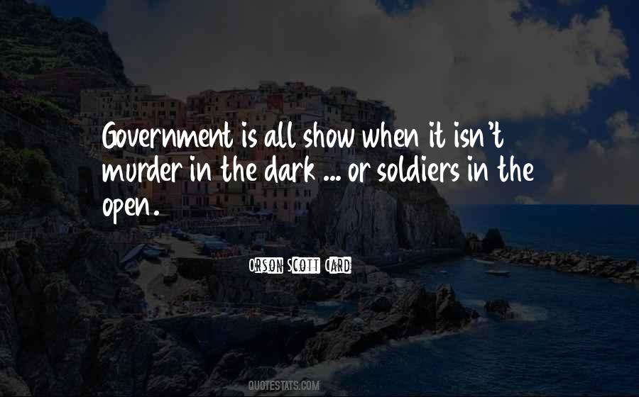 Quotes About Open Government #1198030