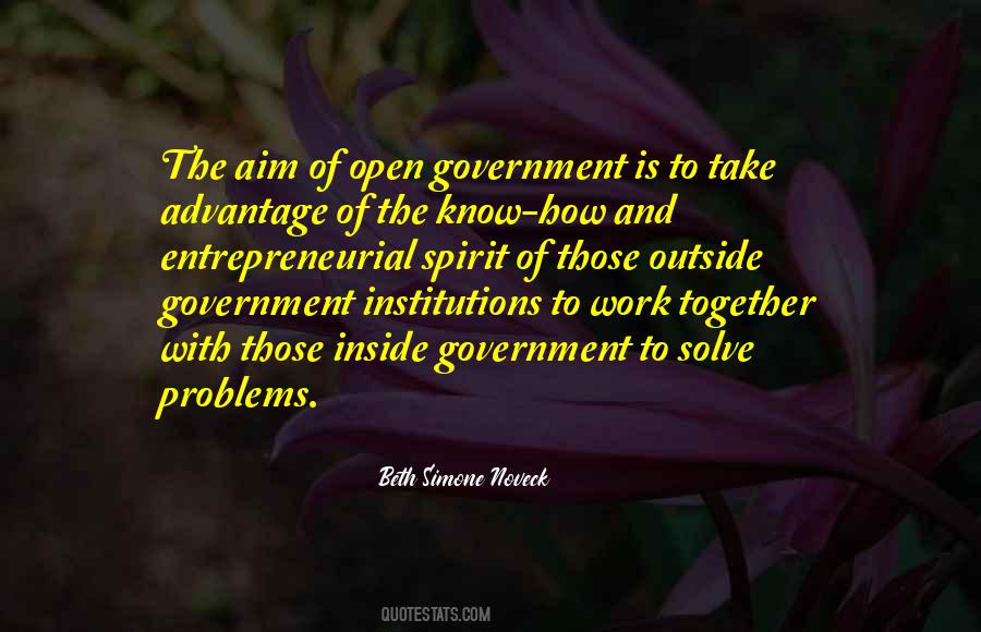 Quotes About Open Government #742643