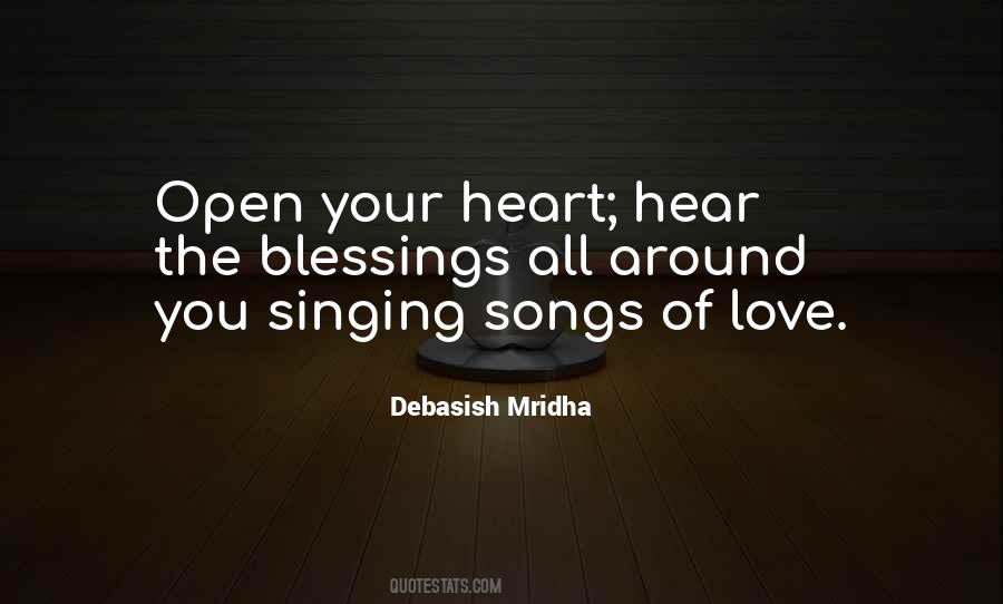 Quotes About Singing Love Songs #1660257