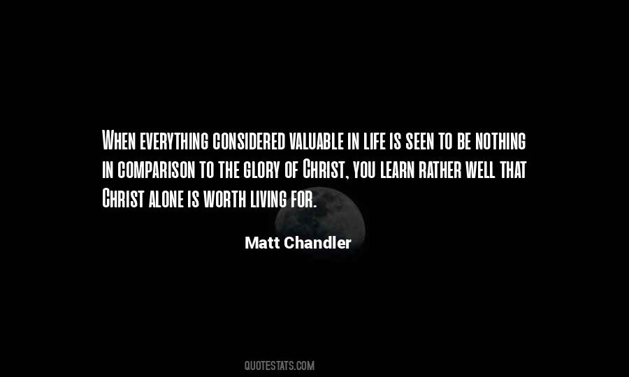 Glory Of Living Quotes #1126407