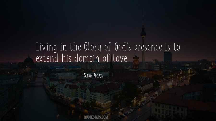 Glory Of Living Quotes #809523