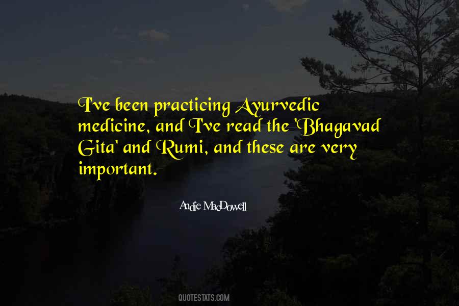 Quotes About Ayurvedic Medicine #777912