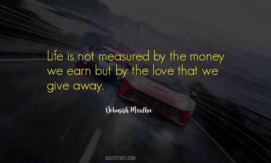 Quotes About Love Not Money #441820