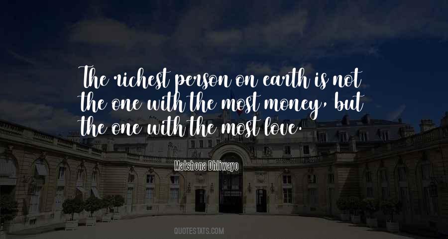 Quotes About Love Not Money #471397