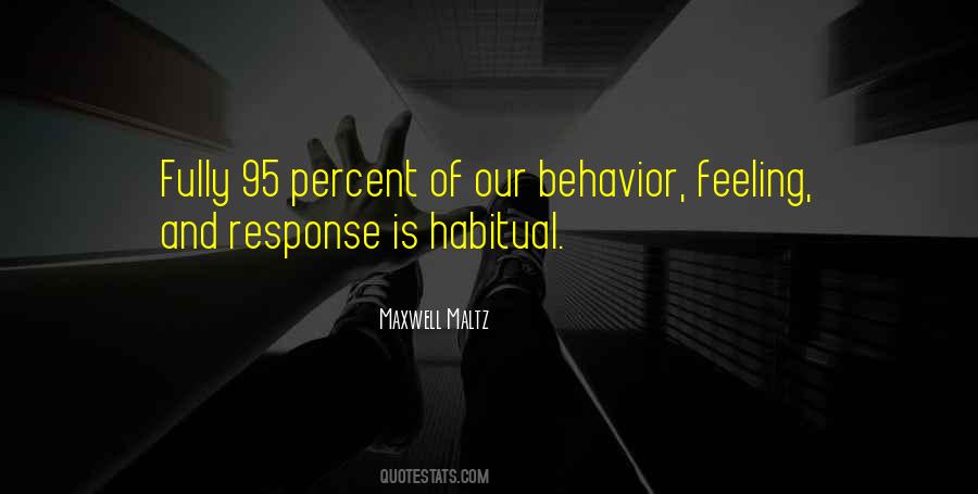 Habitual Behavior Quotes #859337