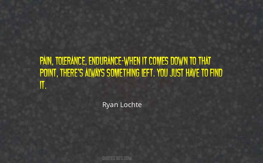 Quotes About Endurance Pain #913152